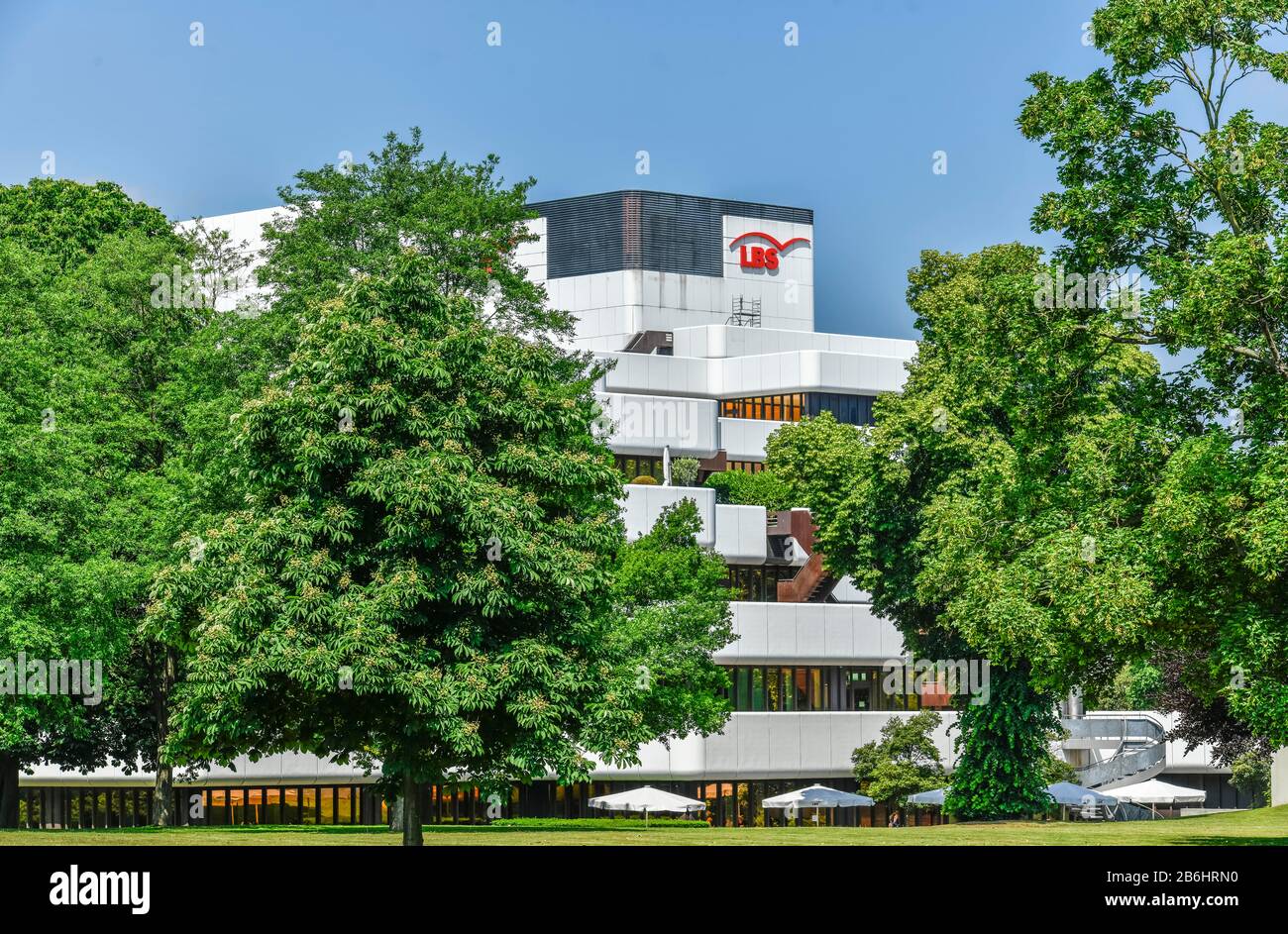 LBS Westdeutsche Landesbausparkasse, Himmelreichallee, Münster, Nordrhein-Westfalen, Deutschland Stock Photo