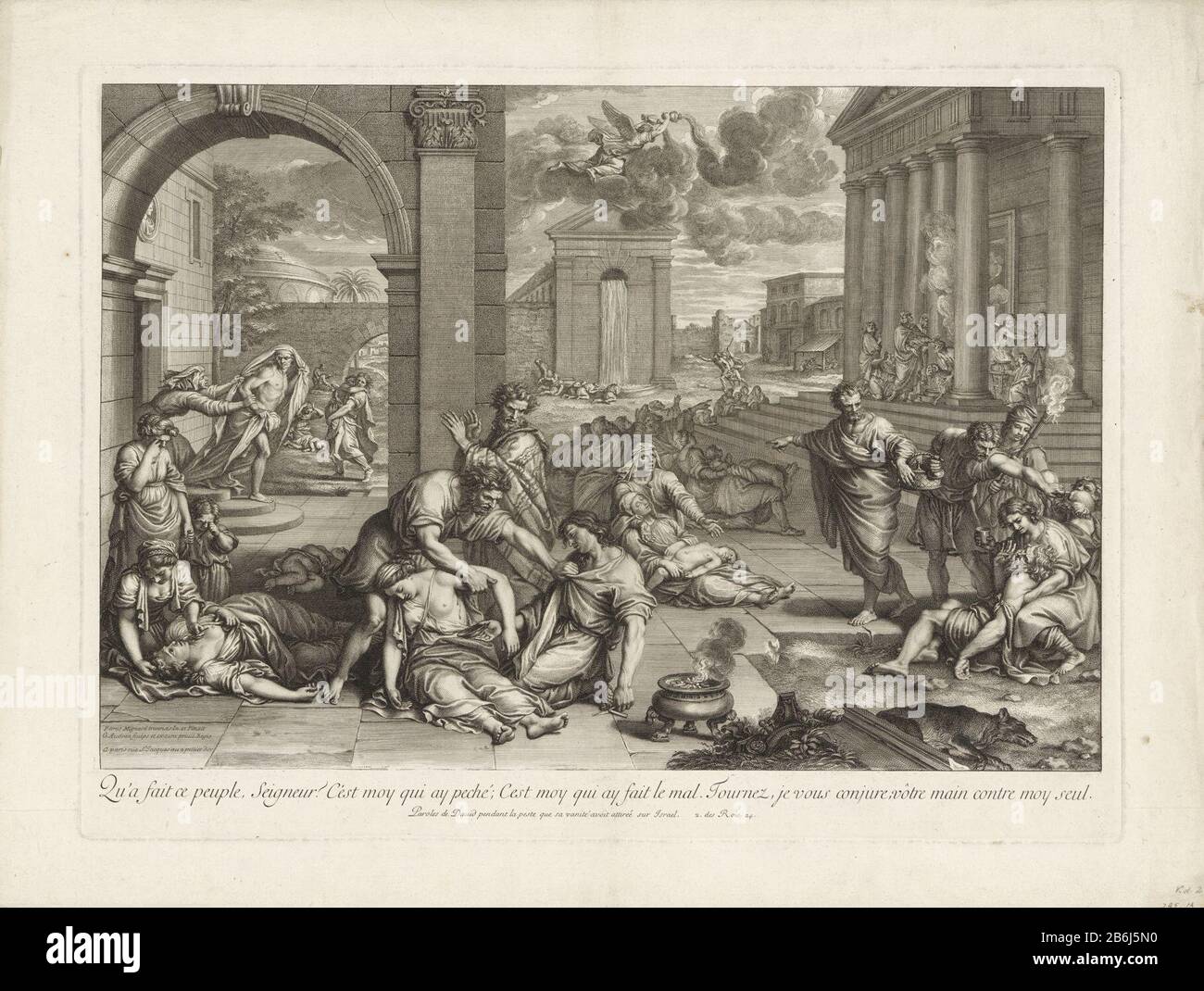 Fish Plague object type: picture Item number: RP-P-OB-70.420Catalogusreferentie: IFF 61 Manufacturer : printmaker: Gérard Audrannaar painting: Pierre Mignard (1612-1695) Editor: Gérard AudranPlaats manufacture: France Date: 1650 - 1703 Physical characteristics: etching and engra material: paper Technique: etching / engra (printing process) Dimensions: h 530 mm × W 720 mm Stock Photo