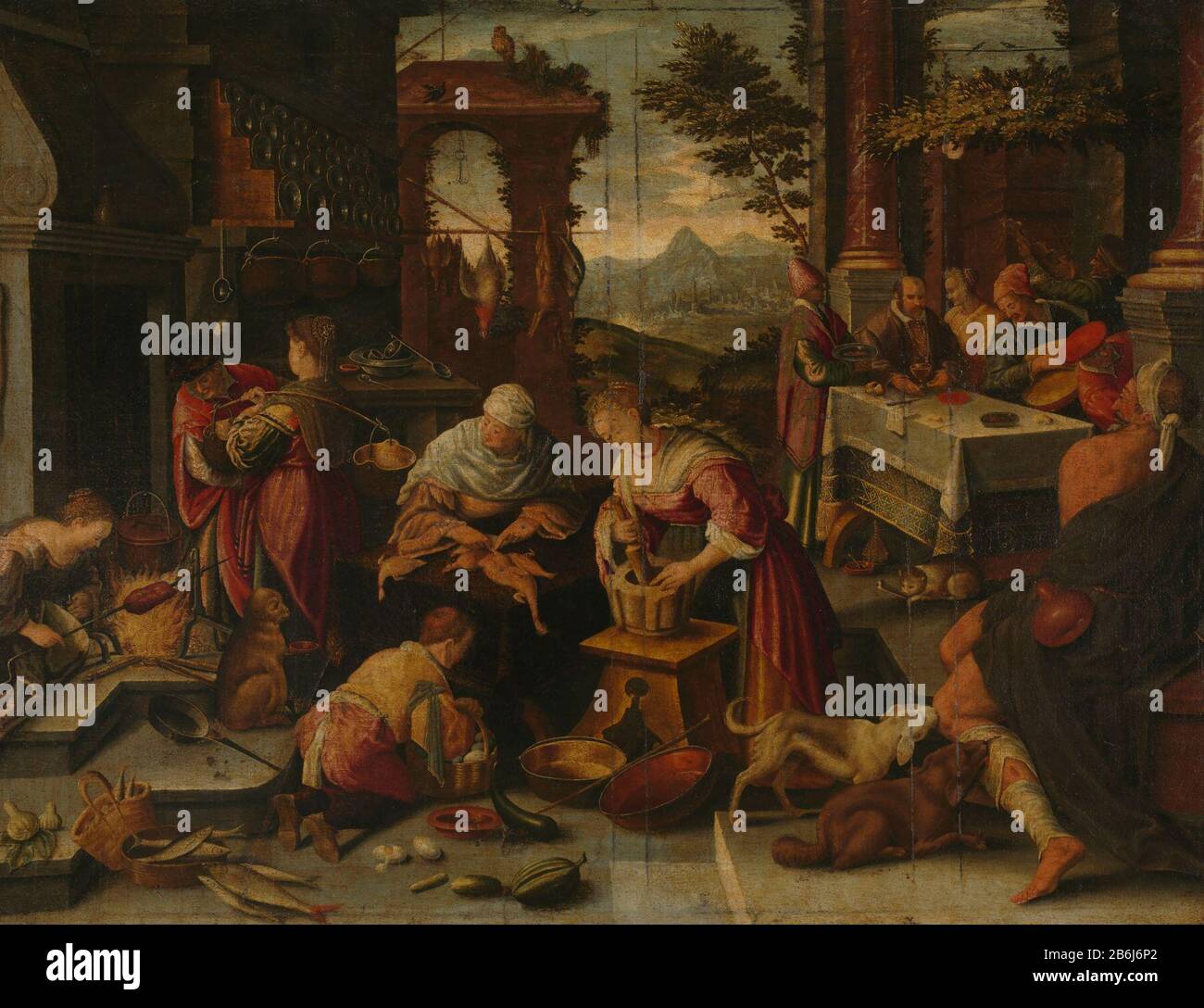 The rich man and Lazarus, SK-A-2127 The rich man and Lazarus. The 
