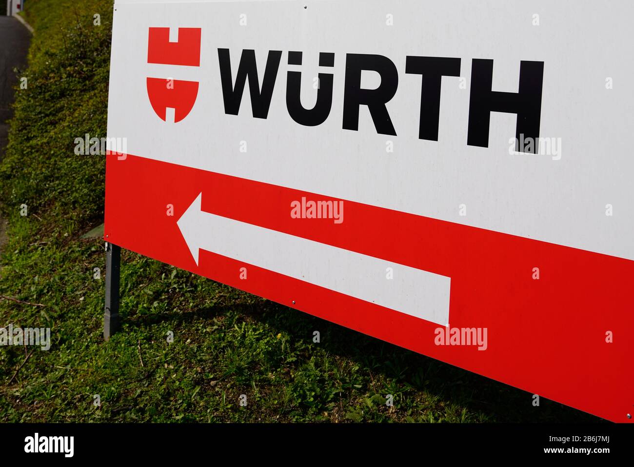 Bordeaux, Aquitaine / France - 10 28 2019 : Wurth Group sign entrance logo store trade shop connecting materials Stock Photo