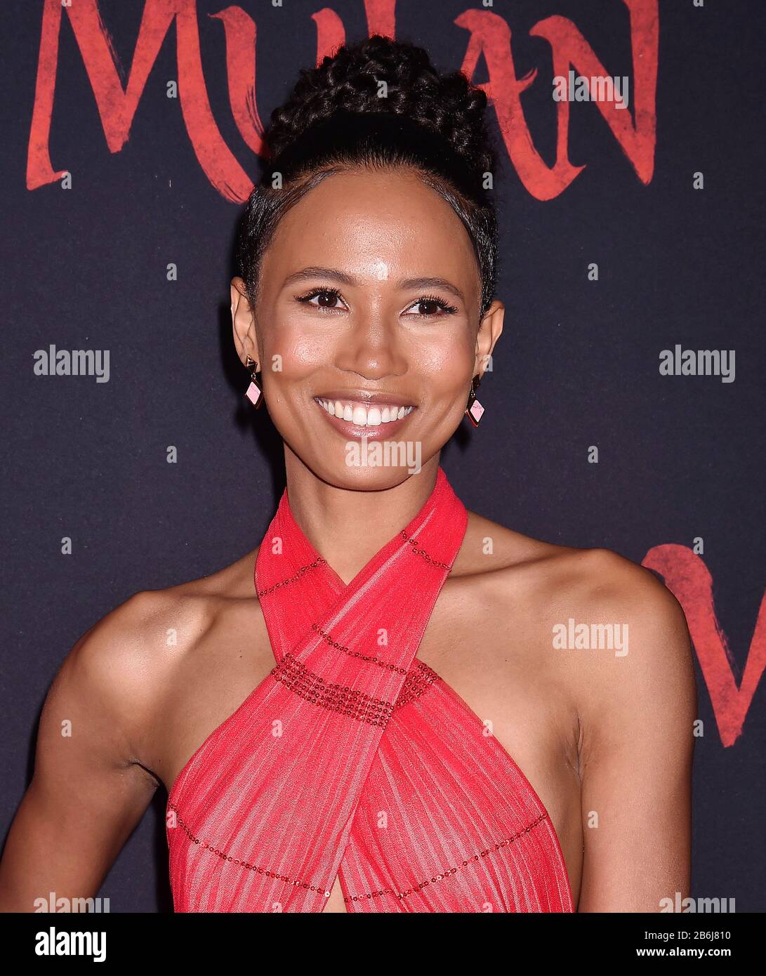HOLLYWOOD, CA - MARCH 09: Fola Evans-Akingbola attends the premiere of