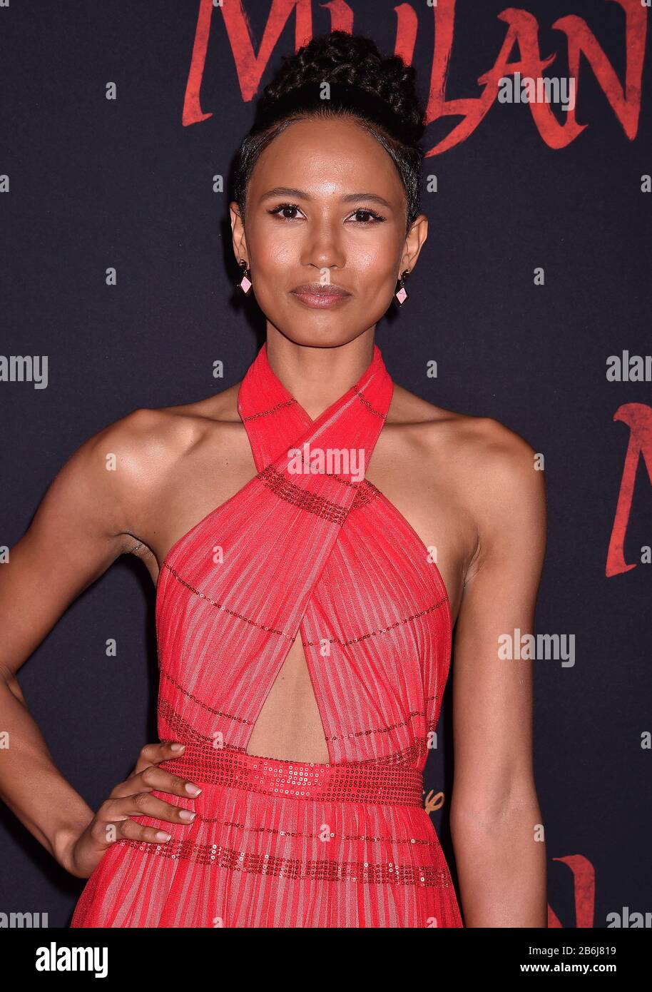 HOLLYWOOD, CA MARCH 09 Fola Evans Akingbola attends the premiere of