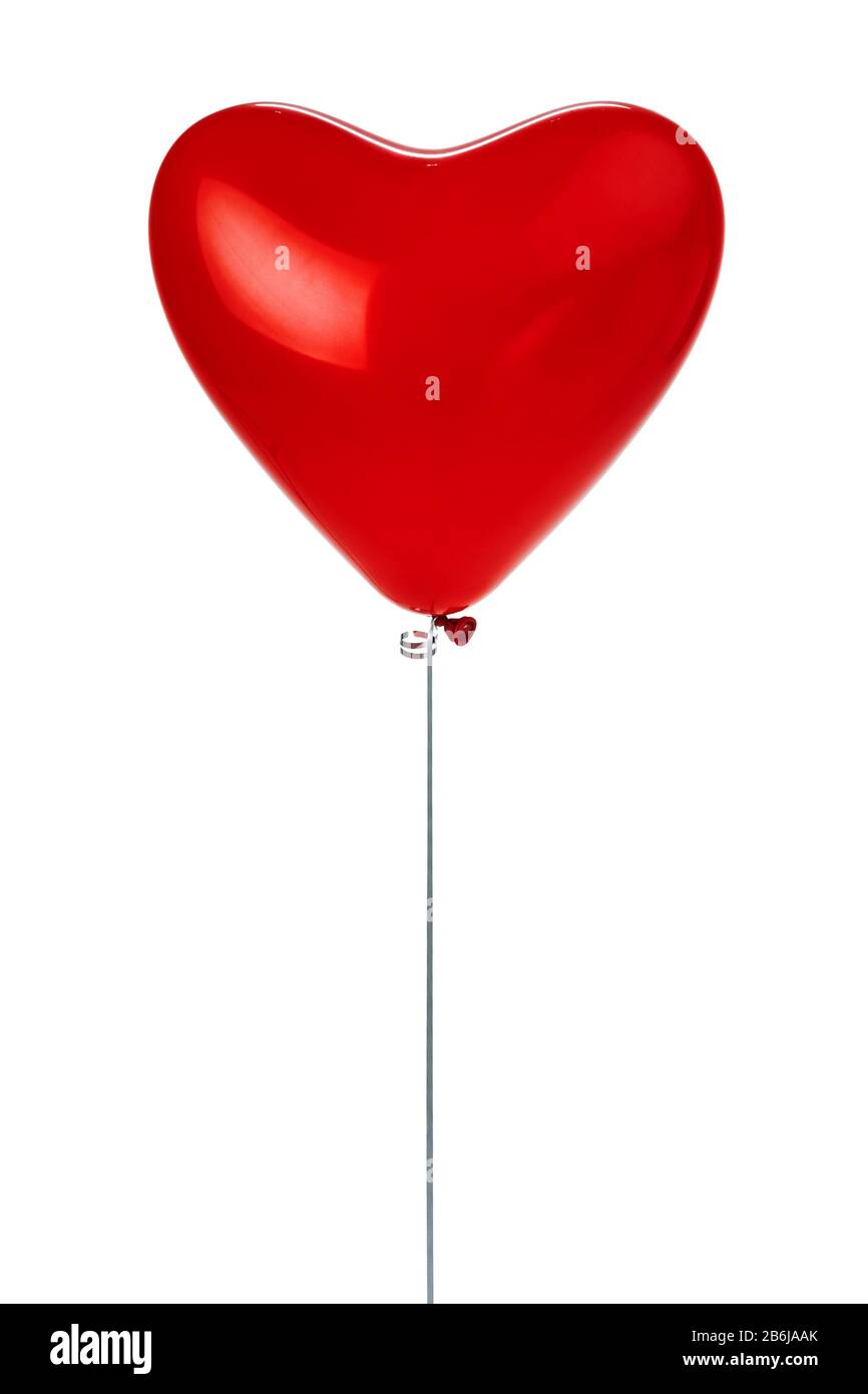 Red heart balloon CLOSE UP. CREATIVE PHOTO Stock Photo Alamy