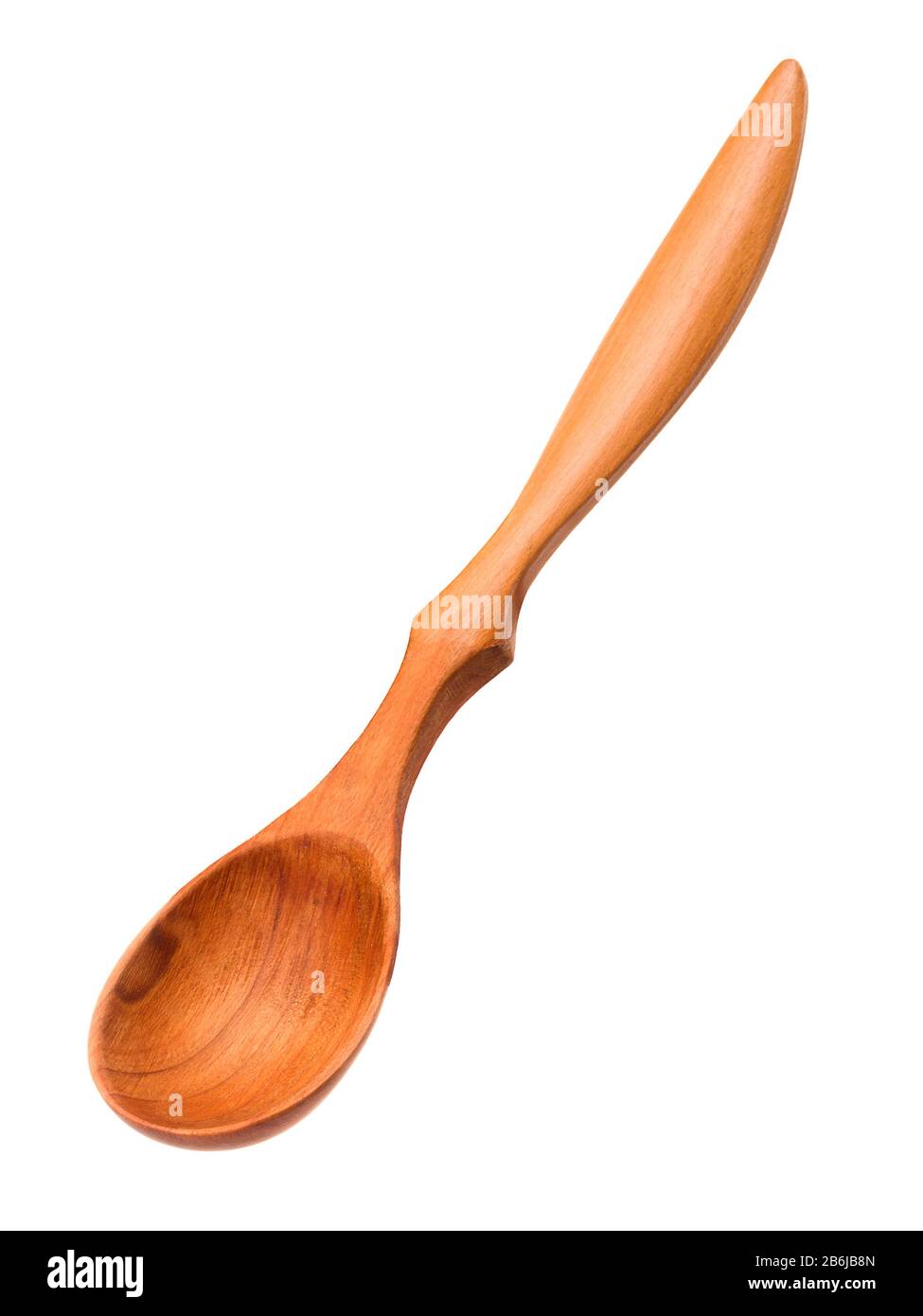 Wooden spoon isolated on a white background with clipping path Stock ...