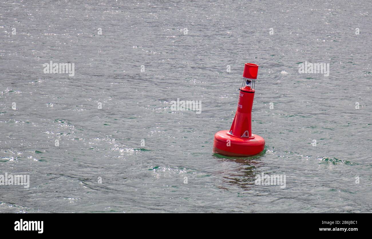 Red pillar navigation buoy hires stock photography and images Alamy