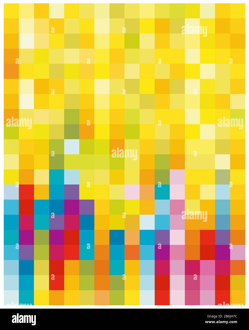 Abstract square pattern background - vector illustration Stock Photo