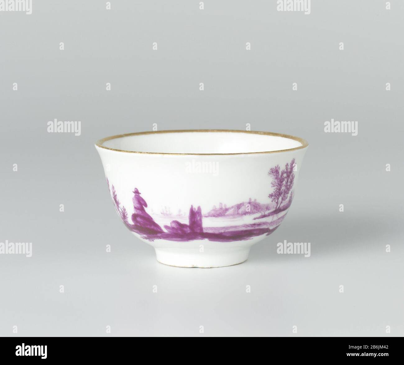 Parts of a tea set Tea Cup Tea Cup with figures in landscape beet red