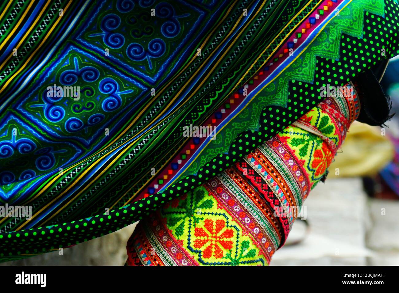 Vietnam tribal pattern hi-res stock photography and images - Alamy