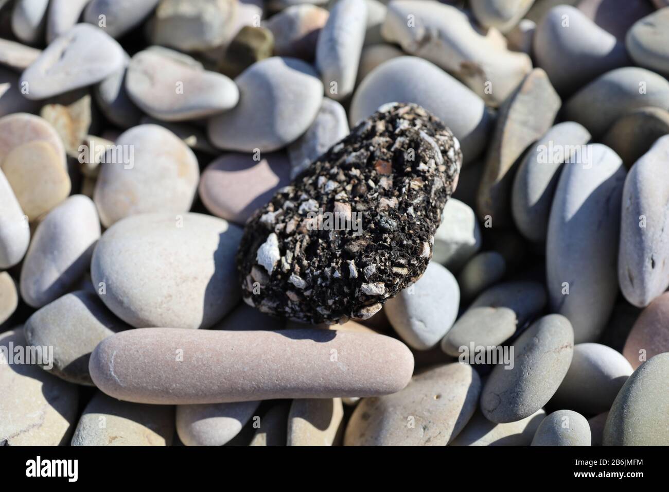 Beach Stones Stock Photo