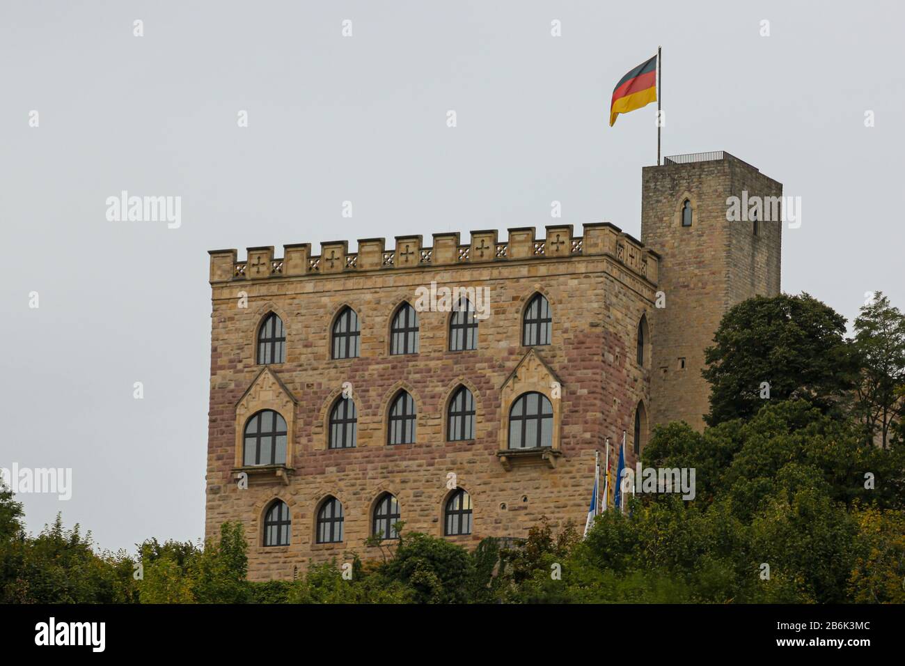 Hambacher Schloss, Neustadt an der Weinstraße, Rheinland-Pfalz, Germany Stock Photo