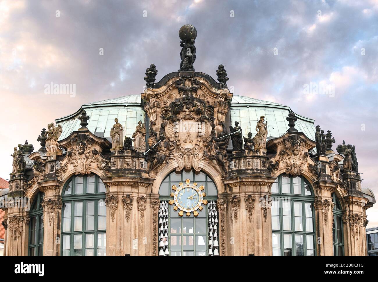 Bell or Glockenspiel Pavilion in Zwinger Palace Stock Photo Alamy