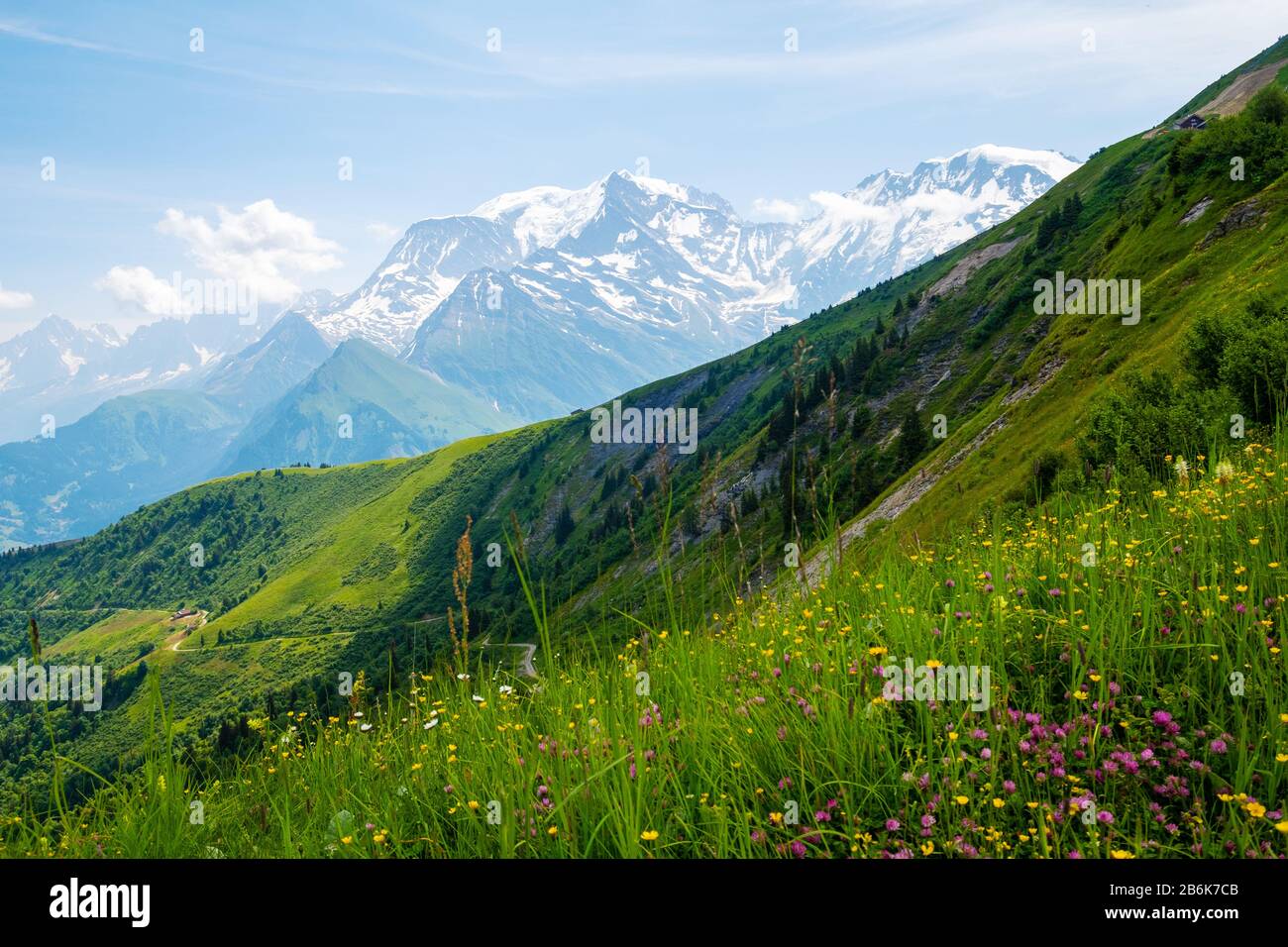Mont blanc range spring hi-res stock photography and images - Alamy