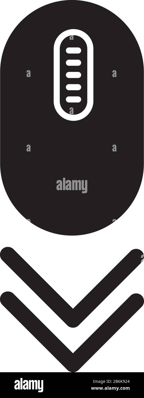 Two button mouse Stock Vector Images - Alamy