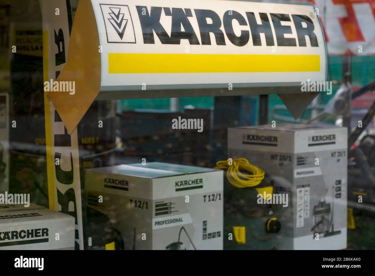 Bordeaux Aquitaine France 11 18 19 Karcher Store Window Store Sign Equipment Shop Logo Stock Photo Alamy