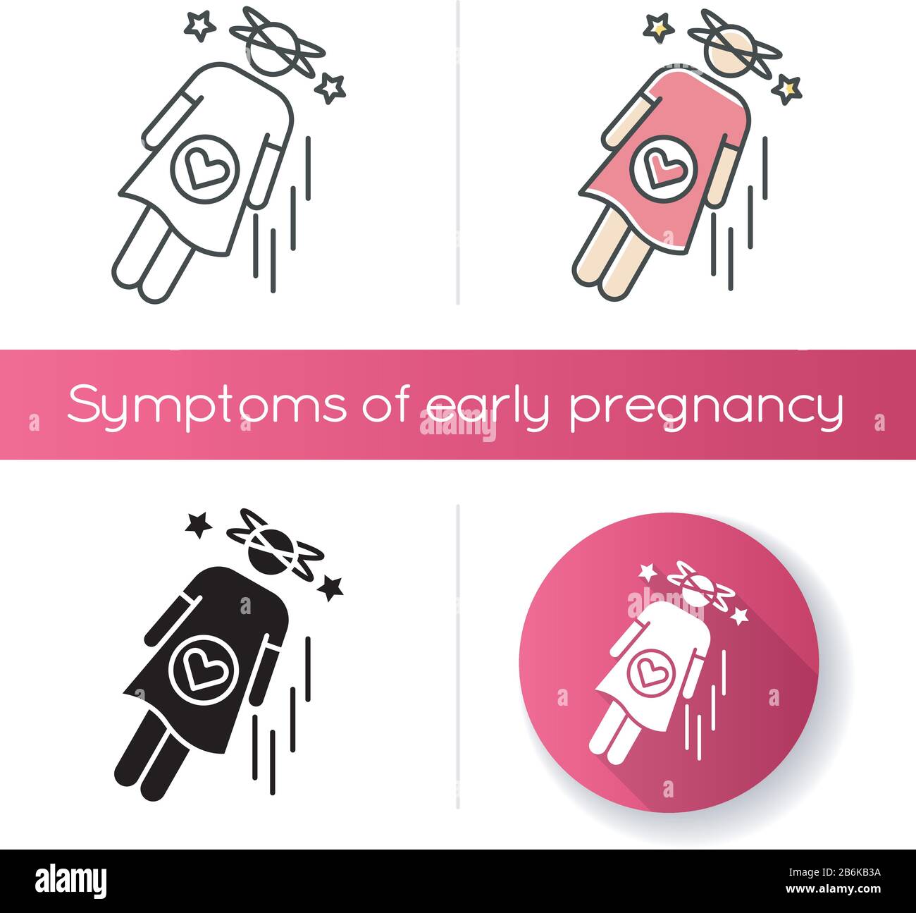 Fainting icon. Symptom of early pregnancy. Pregnant woman falling  unconscious. Hormonal imbalance. Person experience vertigo. Linear black  and RGB Stock Vector Image & Art - Alamy
