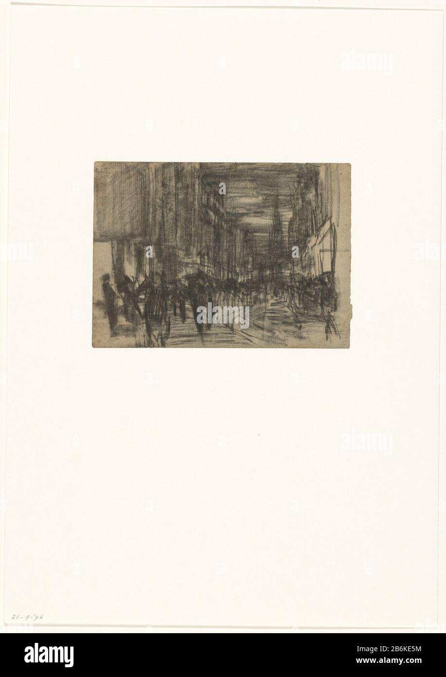 Busy street at night Busy street at night object type drawing
