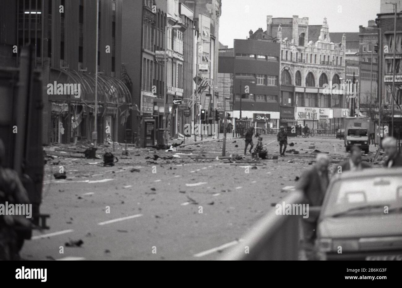 Belfast Jan 6 1992 A Series of pictures taken on black and white 35mm