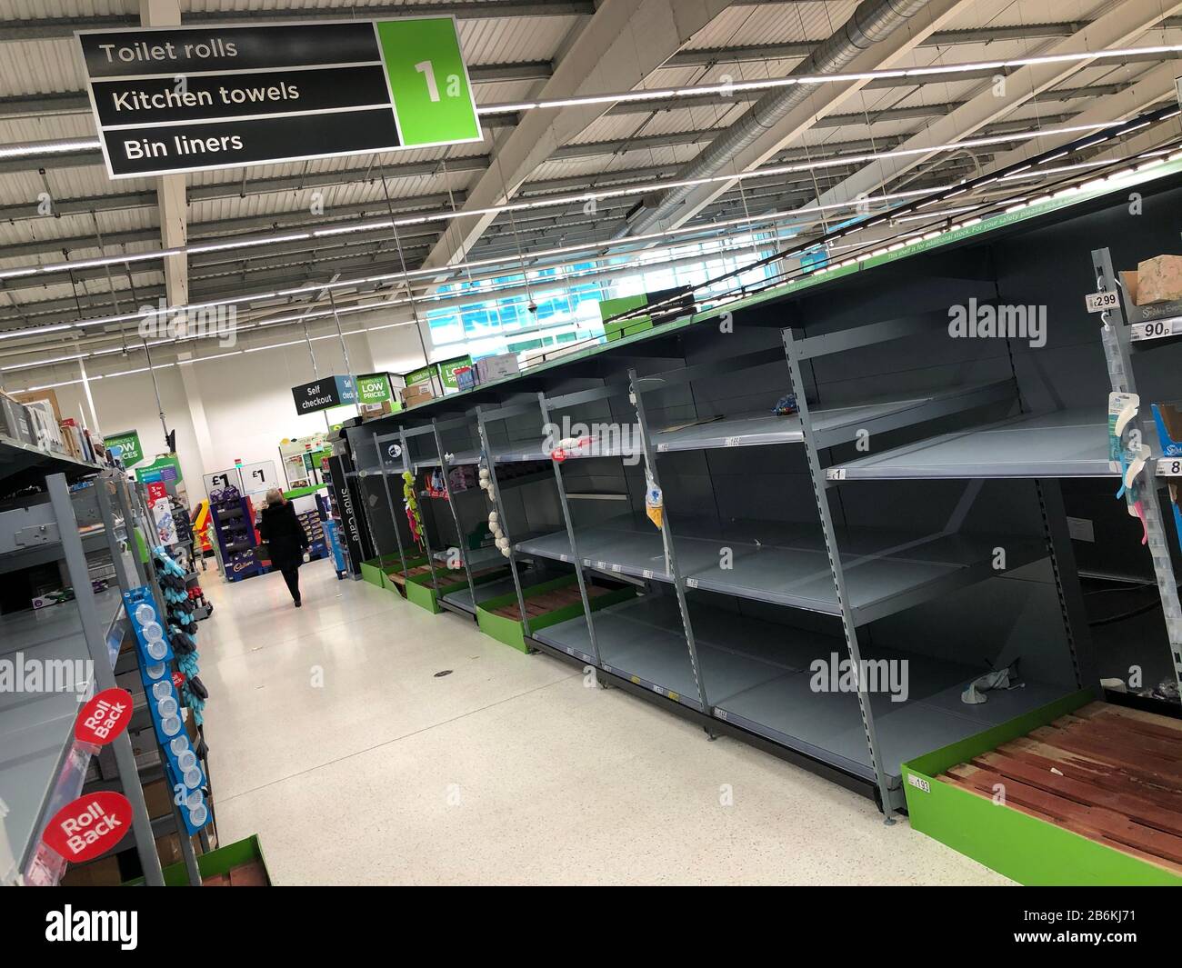 Empty shelves supermarket uk hires stock photography and images Alamy