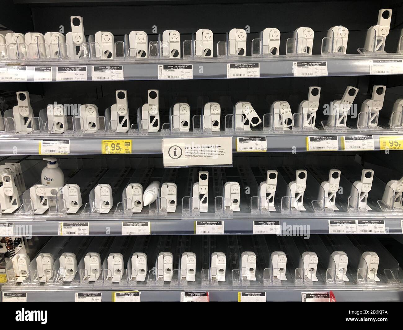 Empty shelves asda hires stock photography and images Alamy