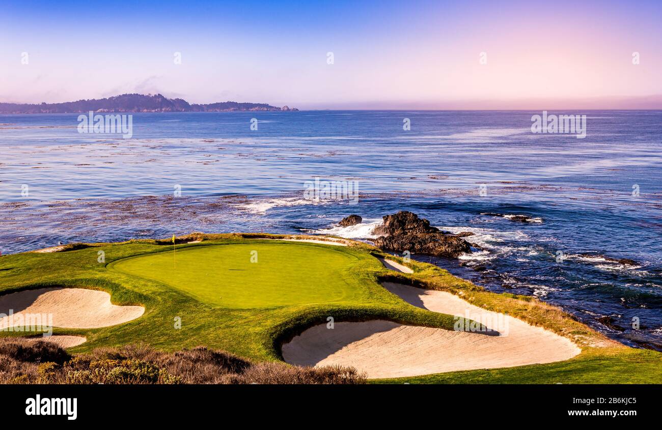 Pebble Beach golf course, Monterey, California, usa Stock Photo Alamy Pebble Beach golf course, Monterey, California, usa Stock Photo Alamy