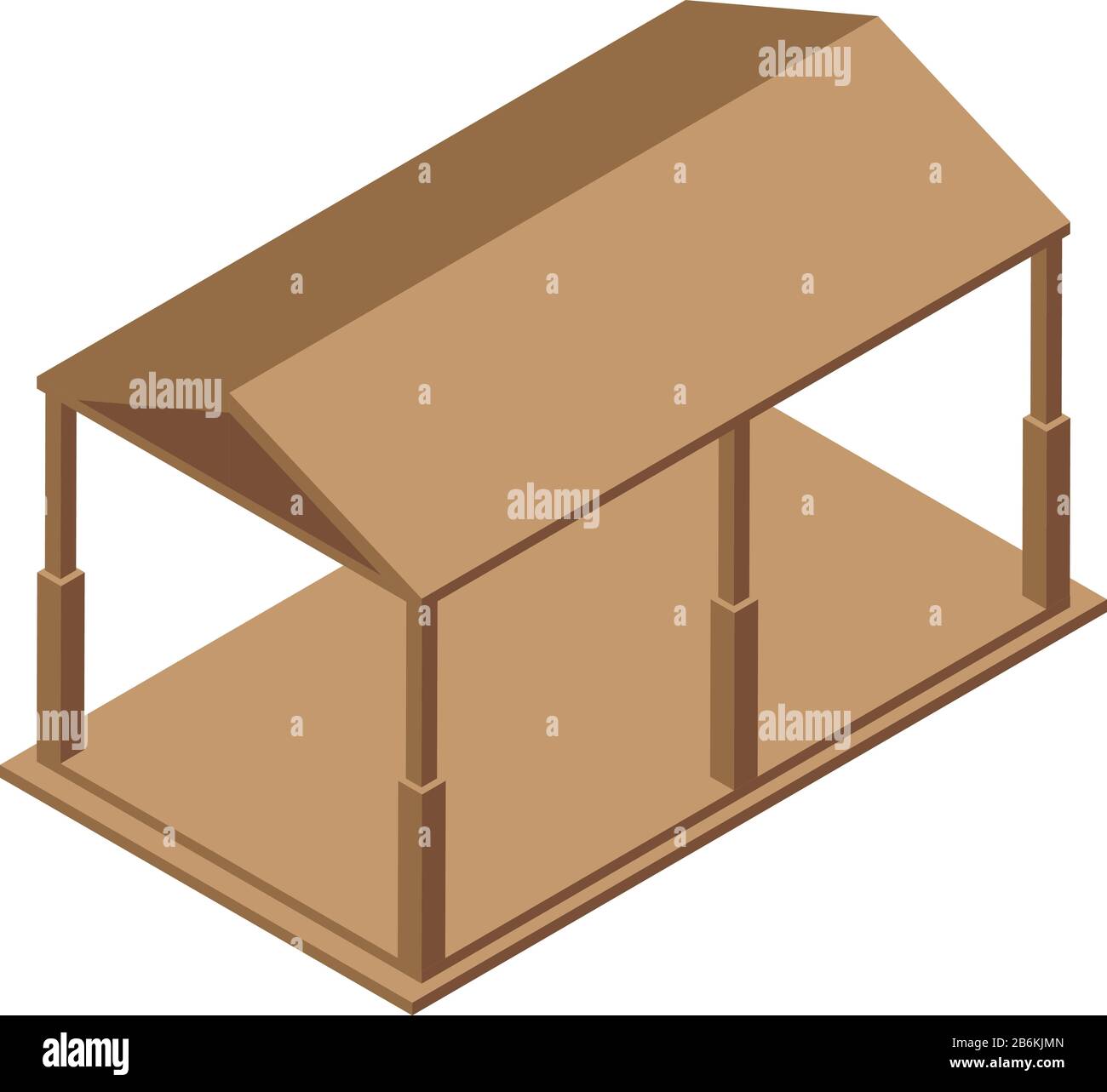 Home gazebo icon, isometric style Stock Vector Image & Art - Alamy
