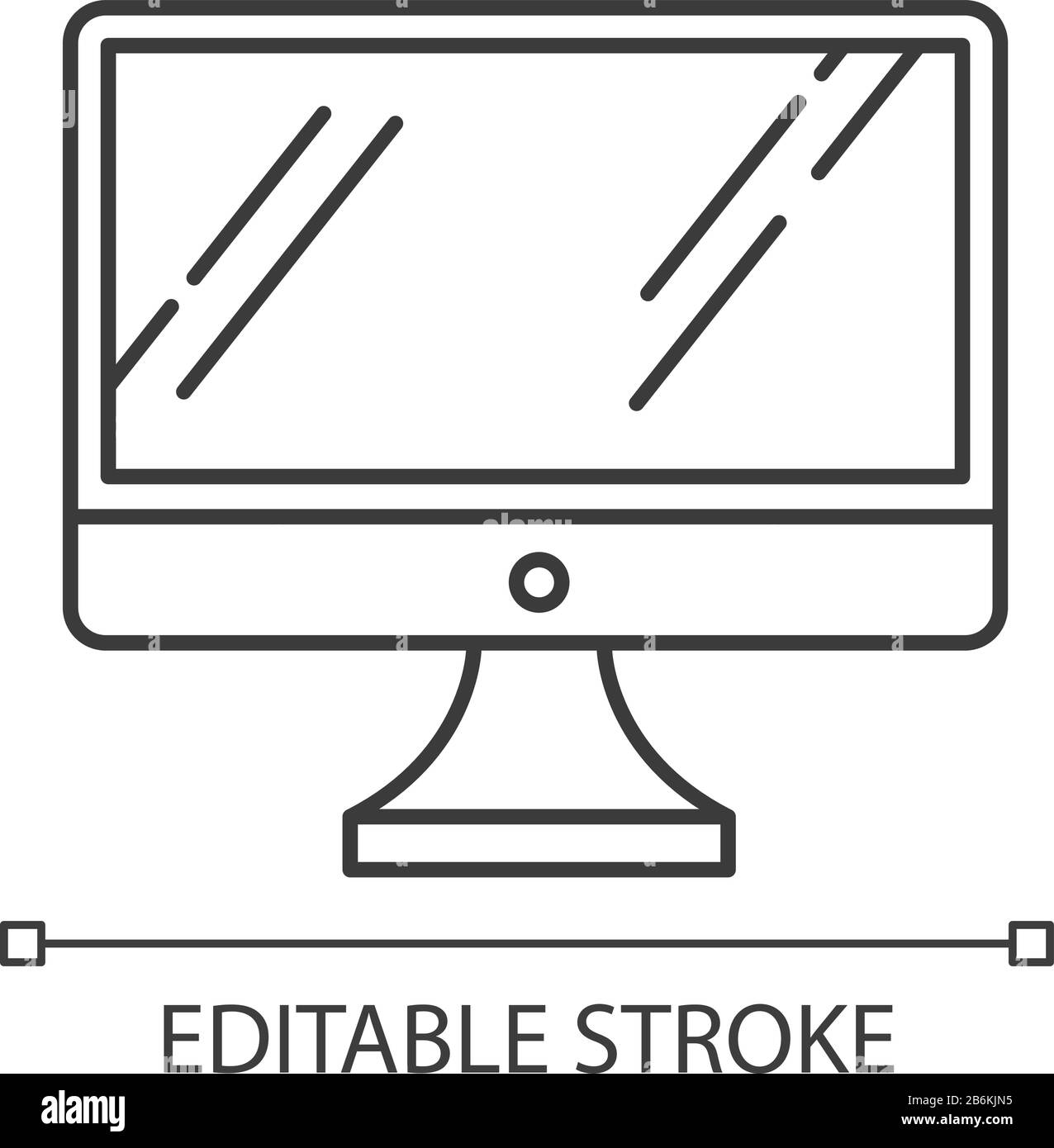 Desktop Computer Monitor Icon