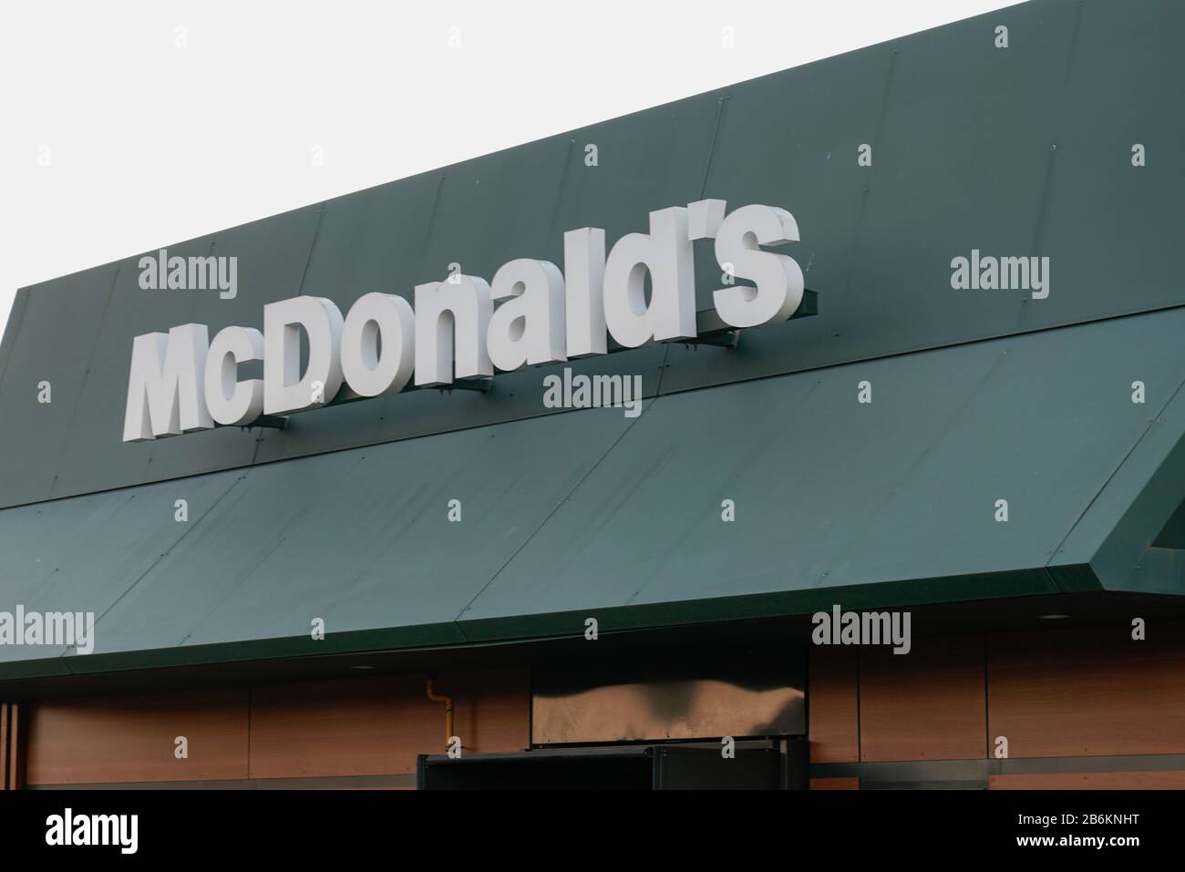 Bordeaux , Aquitaine / France - 12 04 2019 : Mac Donalds logo sign store brand fast food signage restaurant Stock Photo