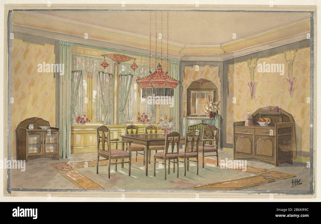 Dining Room With Yellow Walls And Red Light Dining Room With Yellow Walls And Red Light