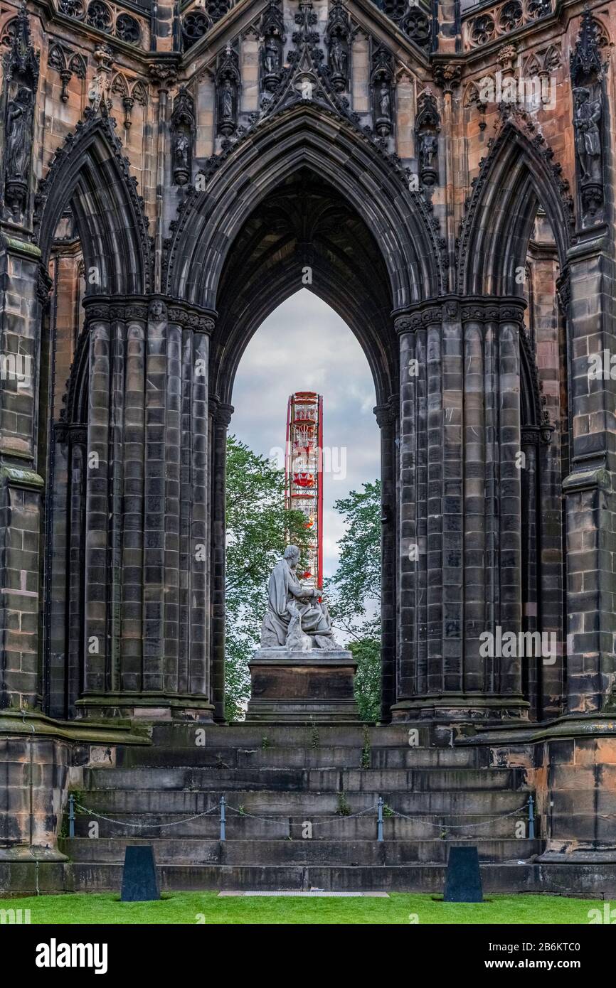 United Kingdom - Scotland - Edinburgh - Scott Monument Stock Photo
