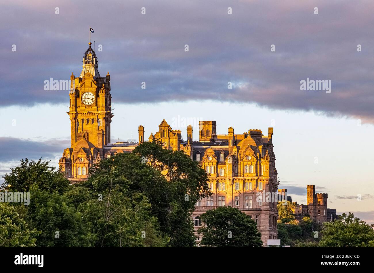 United Kingdom - Scotland - Edinburgh -  Balmoral Hotel Stock Photo
