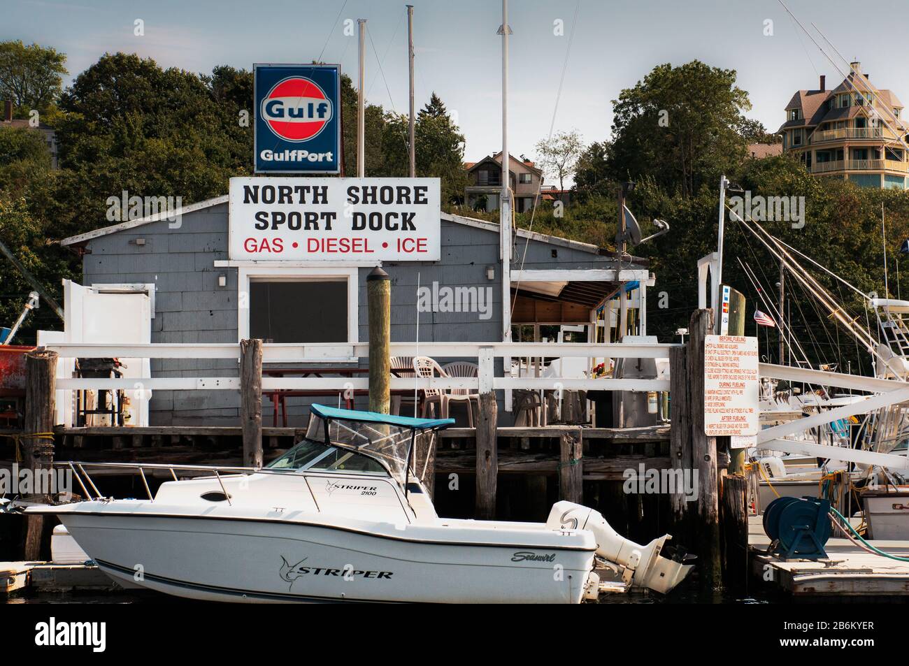 North Shore Sport Dock is a classic institution on Gloucester Harbor