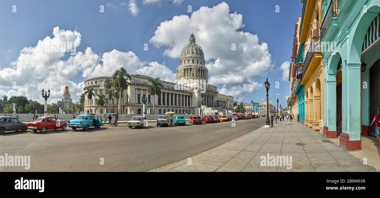 National Capitol Building in Havana, Cuba Stock Photo