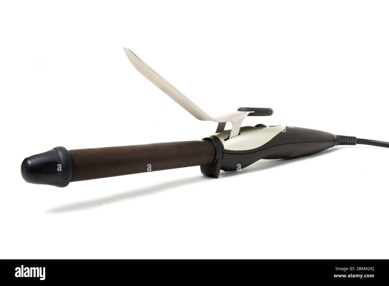 Curling iron isolated on a white background Stock Photo