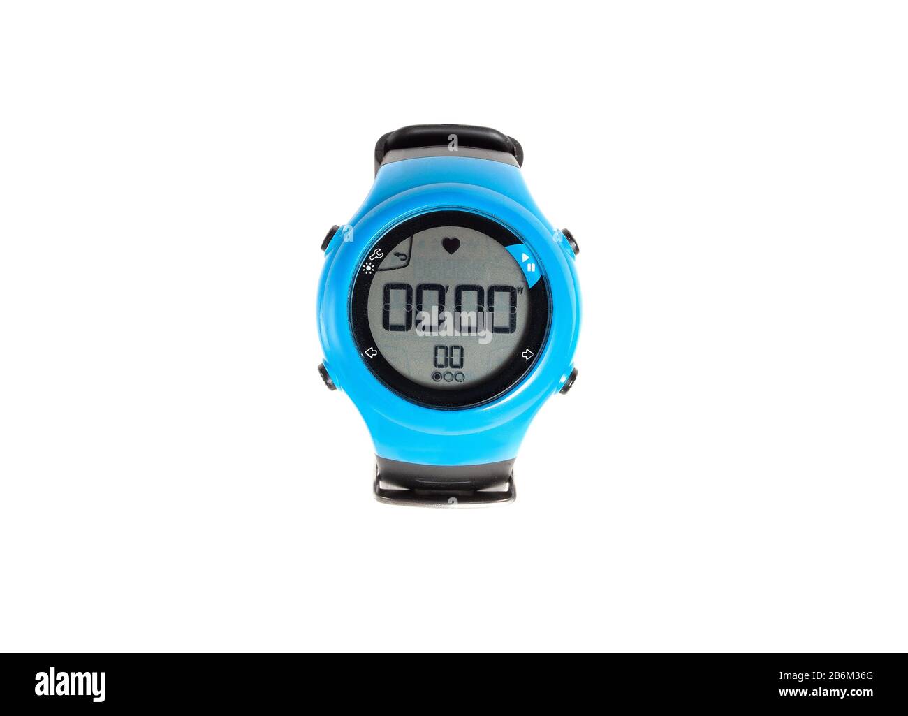 smart sports watch with the function of the heart rate monitor isolated