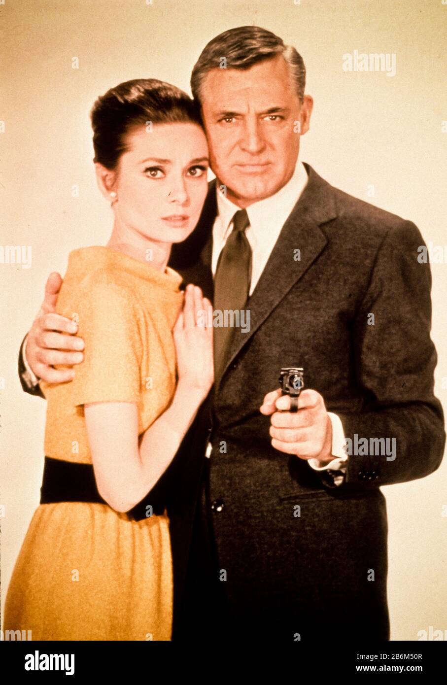 audrey hepburn, cary grant in charade Stock Photo Alamy