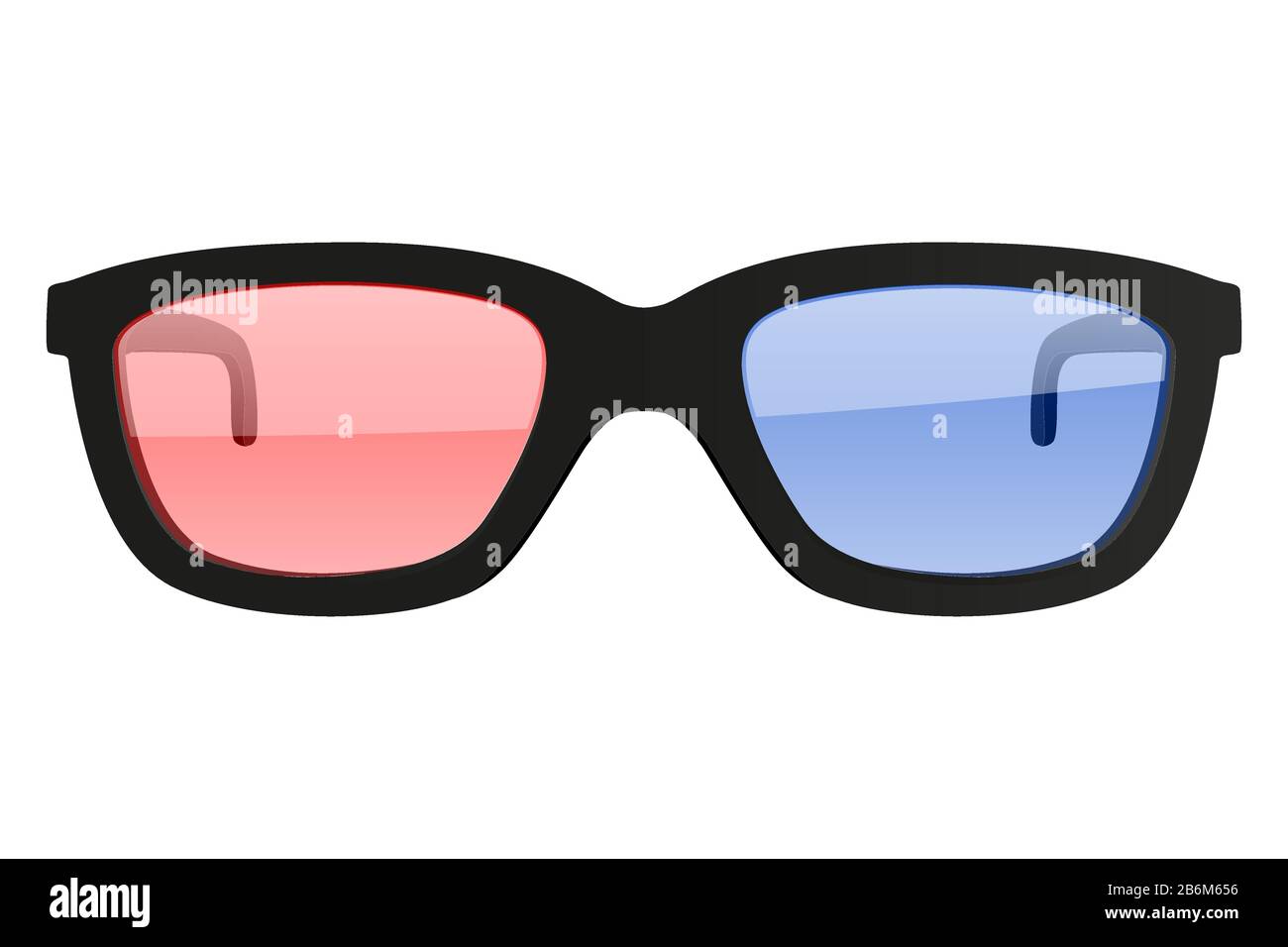 3d glasses Stock Vector