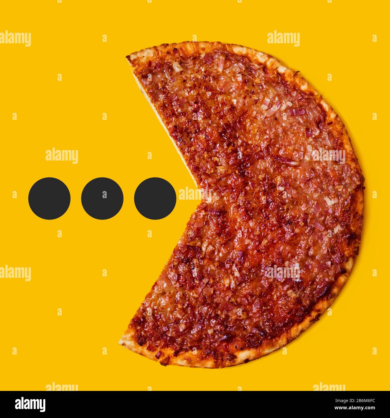 Pac Man Eating High Resolution Stock Photography And Images Alamy