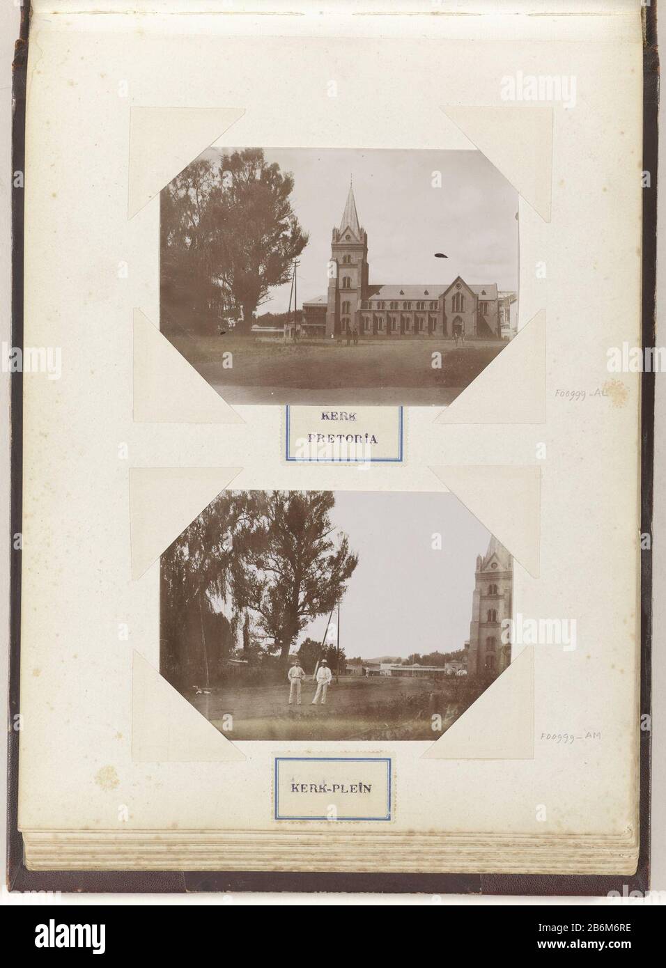 Exterieur van een kerk in Pretoria Kerk Pretoria (titel op object) Part