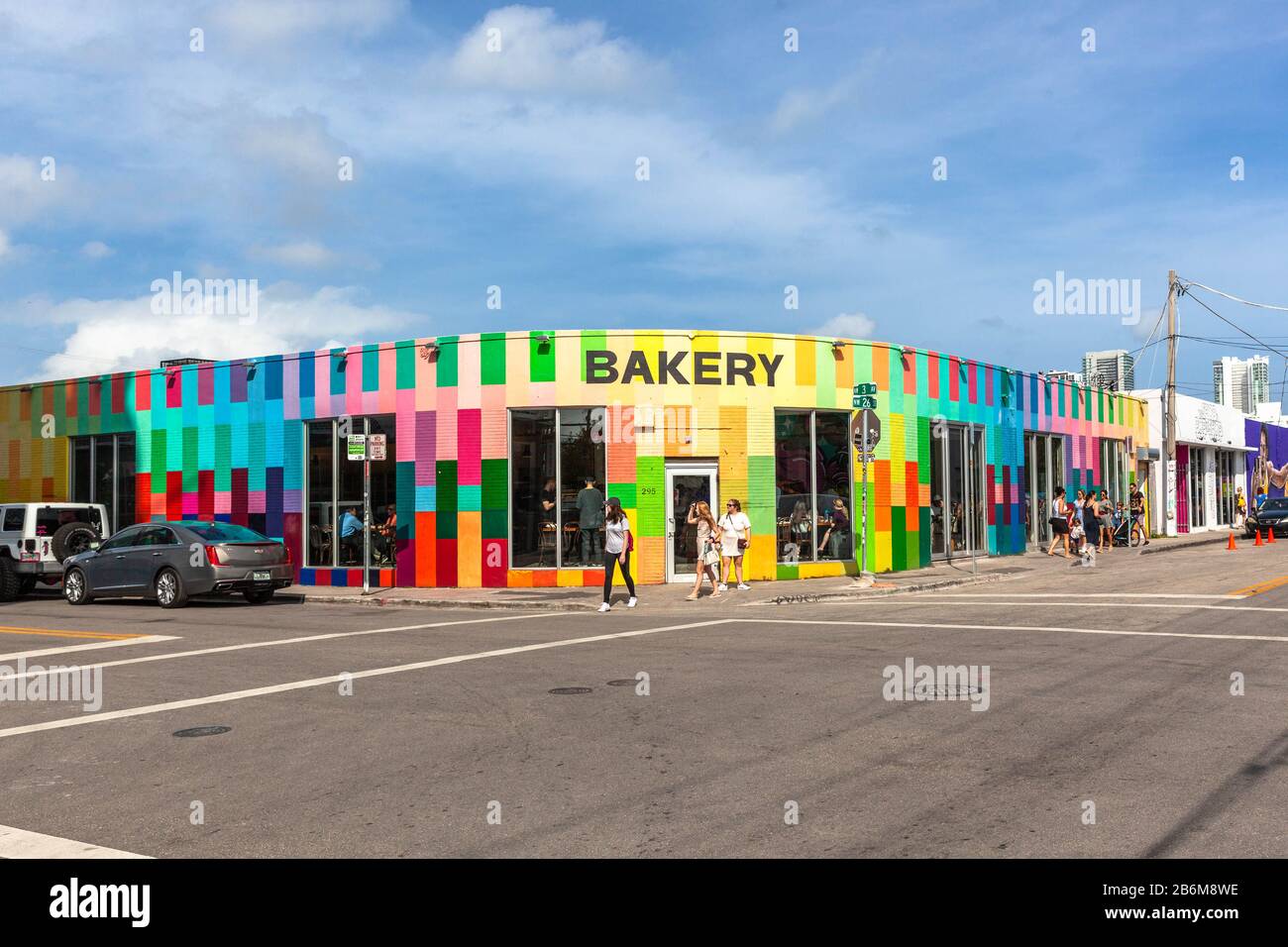 Zak the Bakery, Wynwood Art District, Miami, Florida, USA. Stock Photo