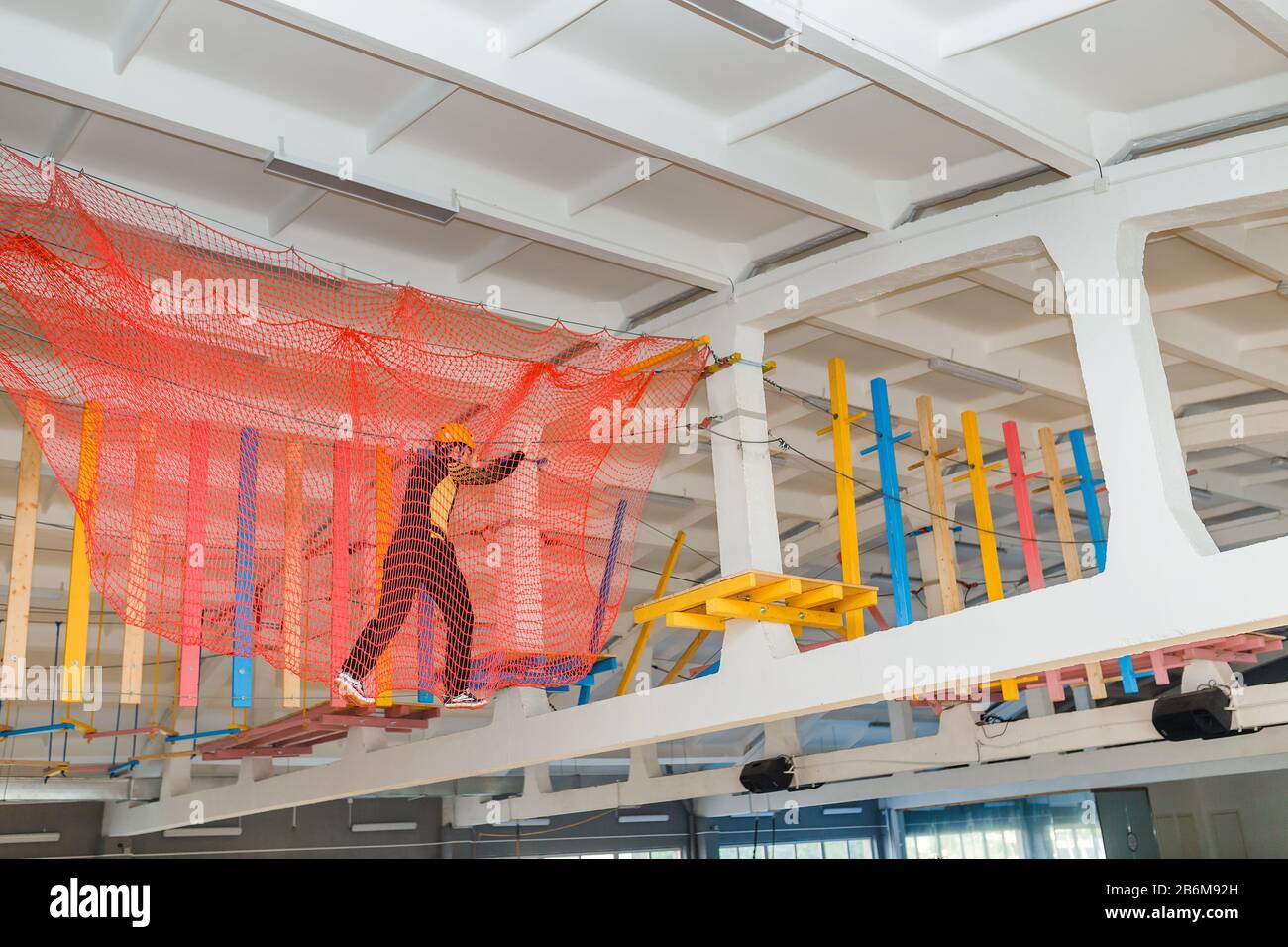 Trampoline harness hi-res stock photography and images - Alamy