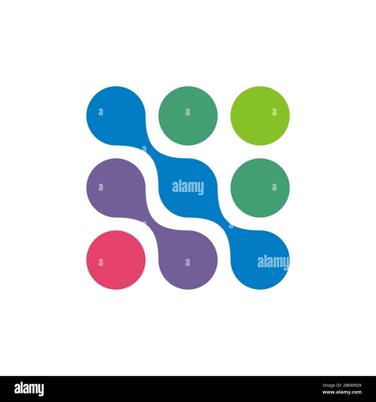 Molecule Quantum Dots Logo Template Illustration Design. Vector EPS 10 ...