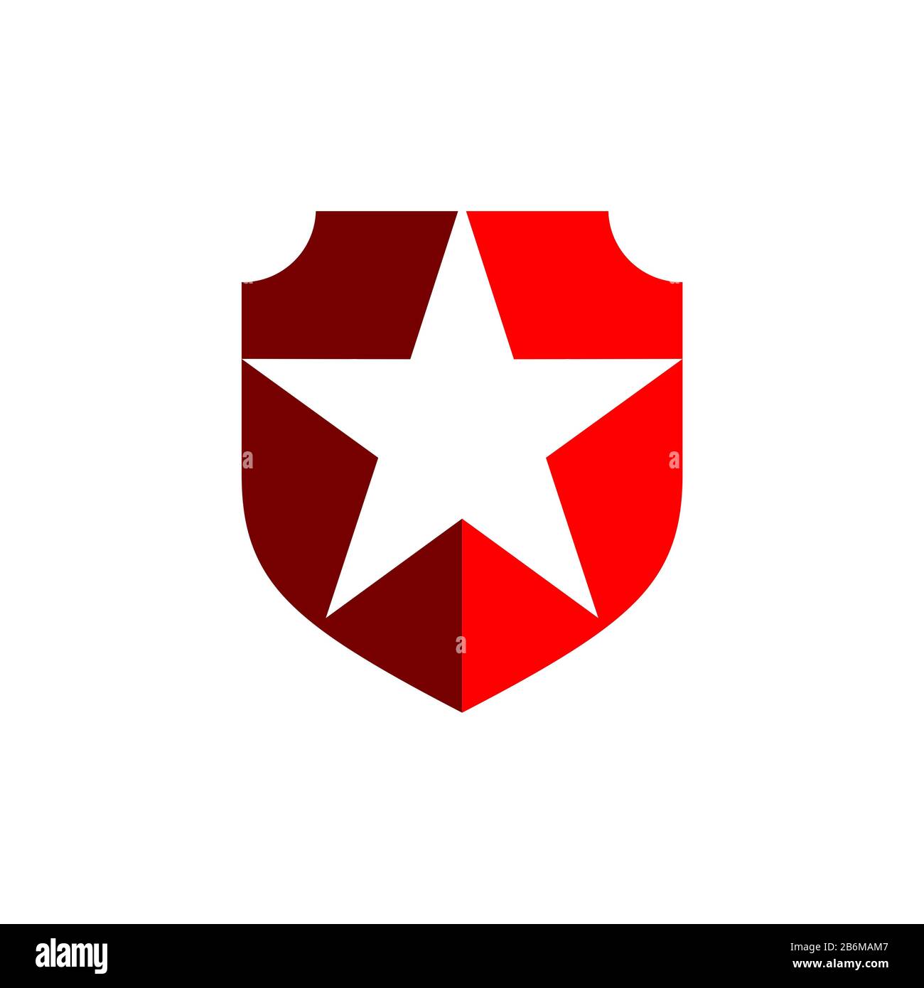 Lone Star Shield Logo Template Illustration Design. Vector EPS 10 Stock ...