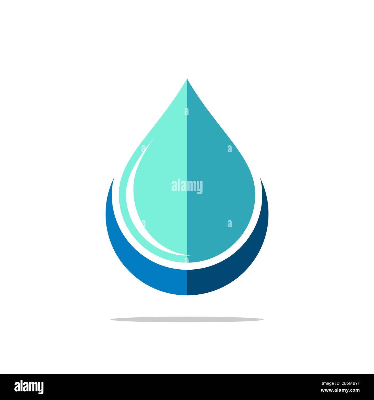 Blue Drop Water Swoosh Logo Template Illustration Design. Vector EPS 10 ...