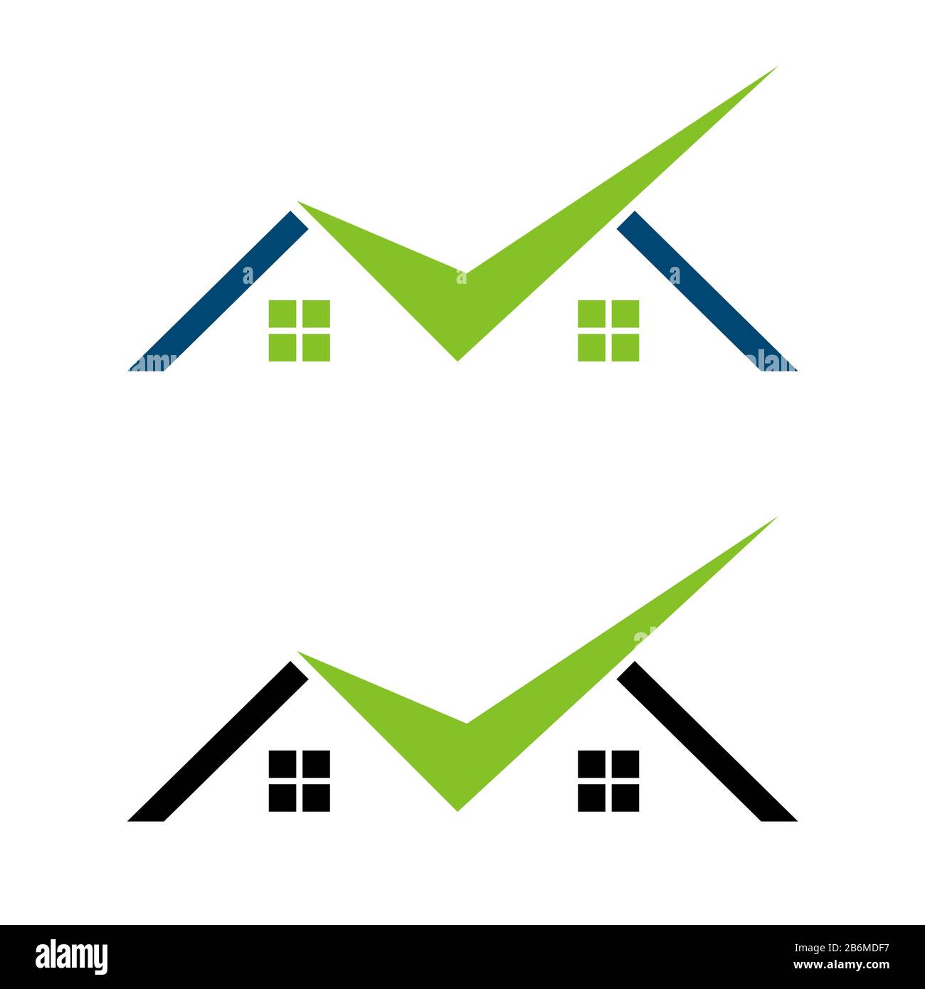 Check Mark Real Estate Logo Template Illustration Design. Vector EPS 10