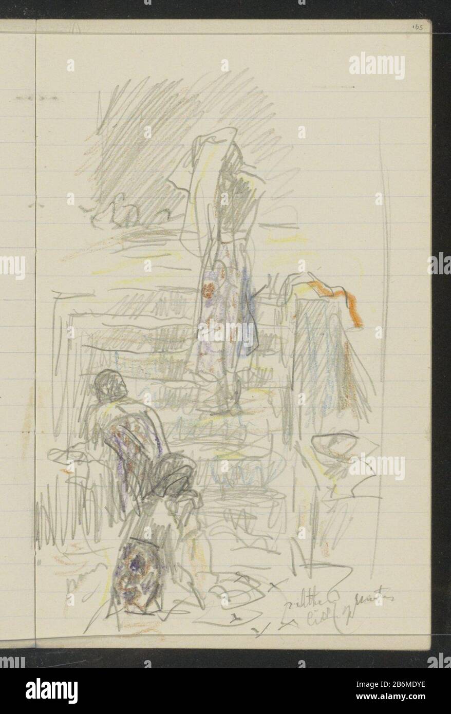 https://c8.alamy.com/comp/2B6MDYE/figuren-bij-een-trap-naar-een-rivier-figures-for-a-stairway-to-a-river-object-type-sketch-leaf-object-number-rp-t-1949-682-105-inscriptions-brands-color-note-hand-written-description-figures-drying-himself-or-washing-in-the-water-of-the-river-page-105-from-a-sketchbook-with-74-bladen-manufacturer-artist-marius-bauer-place-manufacture-indonesia-date-1931-physical-features-pencil-and-colored-chalk-on-lined-paper-material-lined-paper-chalk-subject-pencil-river-laundering-washing-and-bathing-aa-in-the-open-airflight-or-step-2B6MDYE.jpg