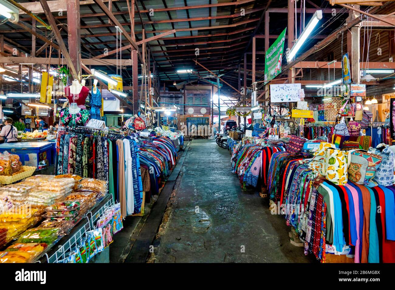 Somphet Market, Chiang Mai, Thailand Stock Photo