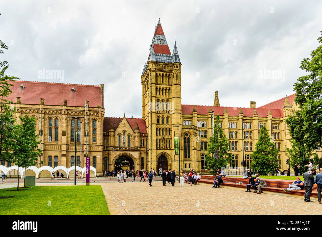 Graduation day, University of Manchester Stock Photo