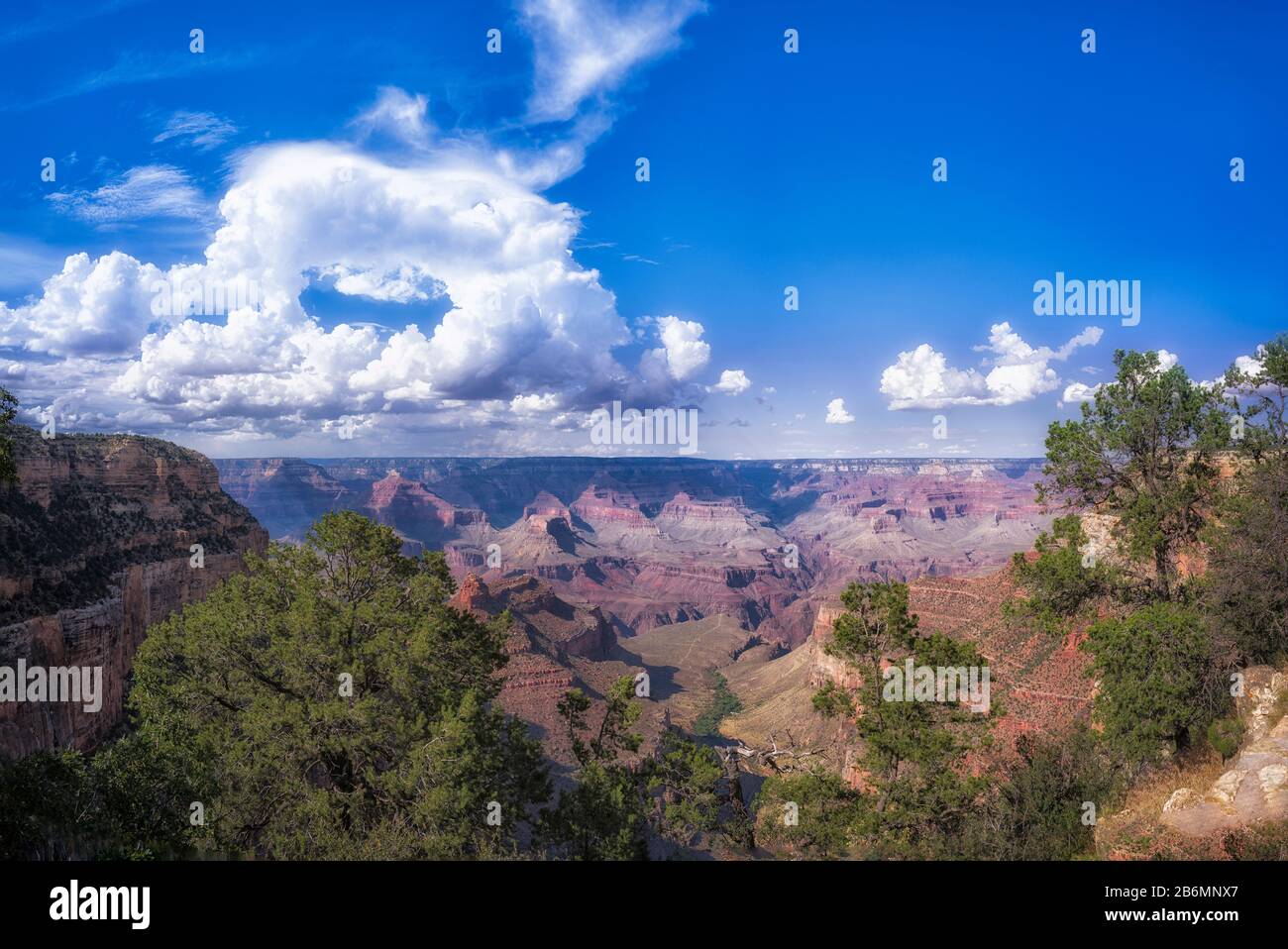 View of clouds over canyon, Grand Canyon, Arizona, USA Stock Photo - Alamy