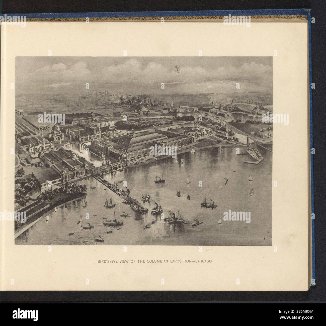 1893 Columbian Exposition Chicago IL Map Art Print 13/" x 19/" Reproduction