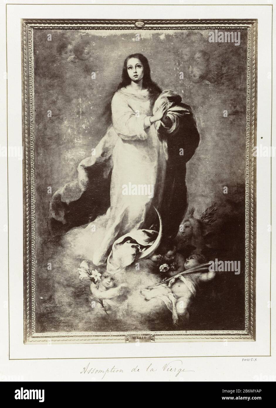 The Immaculate Conception by Murillo Paper Print Repro